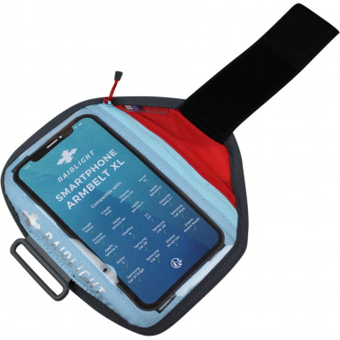 Brassard Smartphone RAIDLIGHT ArmBelt XL Gris / Rouge PE 2019