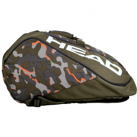 Thermo-Bag PADEL HEAD CAMO LTD.II Monstercombi Kaki / Orange / Gris 2019