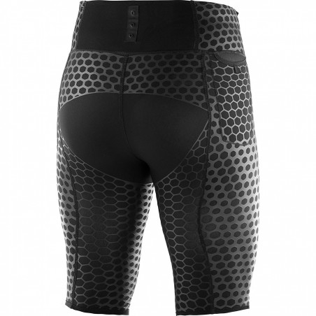 Cuissard Running SALOMON Homme SLAB HEXO HALF Tight Noir AH 2019