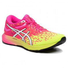 Chaussures Running ASICS Femme Dynaflyte4 SP Jaune Rose Fluo AH 2019