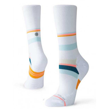 Chaussettes STANCE Femme Exchange Crew W Blanc...