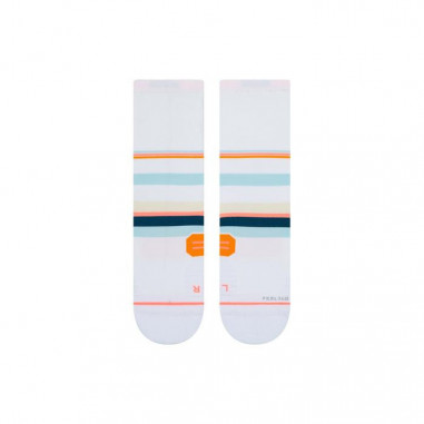 Chaussettes STANCE Femme Exchange Crew W Blanc...
