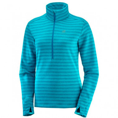 Veste Running SALOMON Femme Lightning HZ Mid W Bleu Turquoise AH 2019