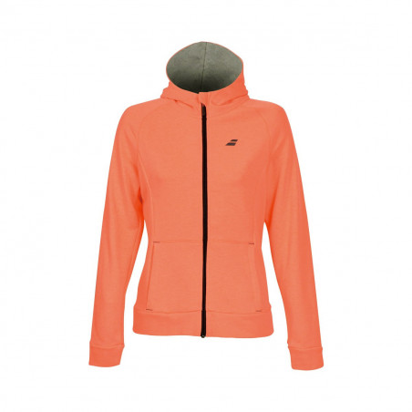 Veste à capuche BABOLAT Femme Core Hoodie Bleu / Fushia PE 2018