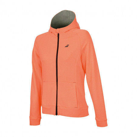 Veste à capuche BABOLAT Femme Core Hoodie Bleu / Fushia PE 2018