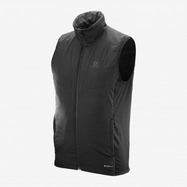 Gilet Running SALOMON Homme DRIFTER Mid Vest Noire AH 2019