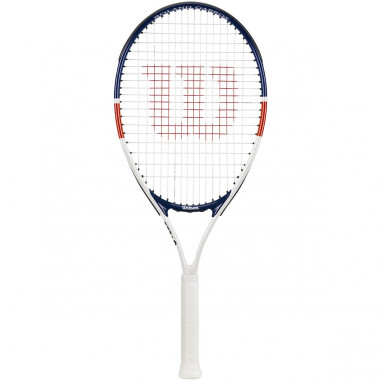 Raquette Wilson junior Roland Garros Elite 26 Blanc/ Marine/ Ocre