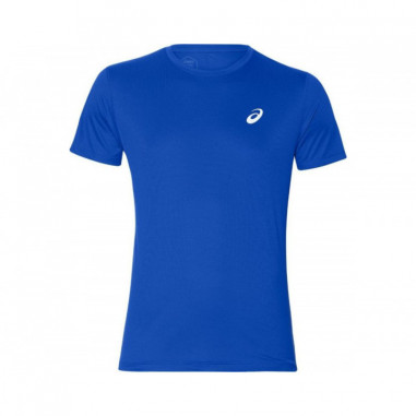 T-Shirt Running ASICS Homme Silver SS TOP Bleu PE 2020