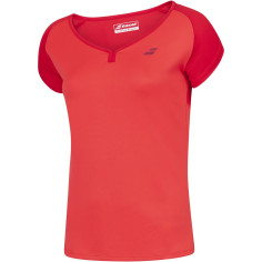 T-Shirt BABOLAT Fille PLAY Cap Sleeve Blanc 2020