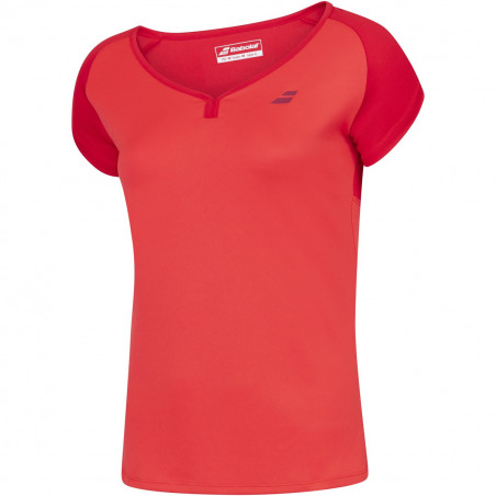 T-Shirt BABOLAT Fille PLAY Cap Sleeve Blanc 2020