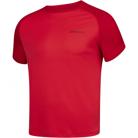 T-Shirt BABOLAT Garçon Junior PLAY Rouge 2020