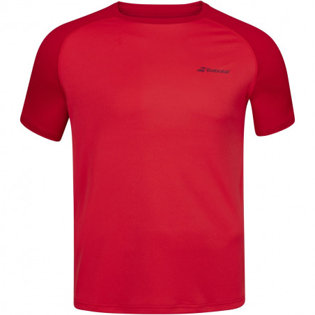 T-Shirt BABOLAT Garçon Junior PLAY Rouge 2020