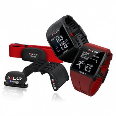 Montre POLAR V800HR Rouge Javier Gomez AH 2016