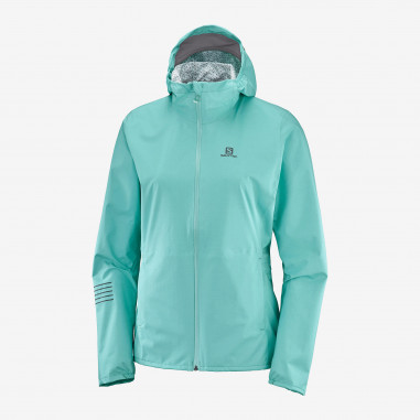 Veste Running SALOMON Femme Lightning WP JKT W Bleu / Meadowbrook PE 2020