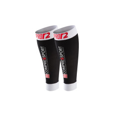 Manchons d'effort COMPRESSPORT CALF R2 Swiss Noir AH 2016 2