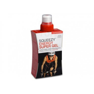 Gel Energétique SQUEEZY Energy SuperGel Cola+ caffeine  125 ml PE 2018