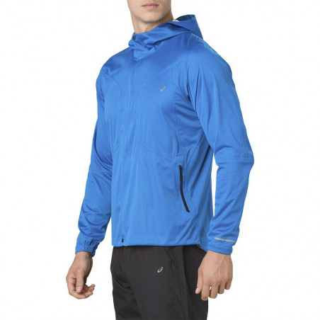 Veste asics bleu best sale