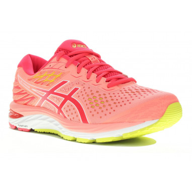 Chaussures Running ASICS Femme GEL-CUMULUS 21 SHINE Corail / Rose AH 2019
