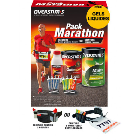Pack Marathon + ceinture OVERSTIM 1260 g