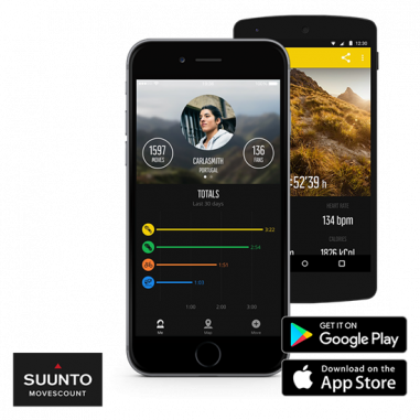 Montre SUUNTO TRAVERSE AMBER Jaune PE 2018