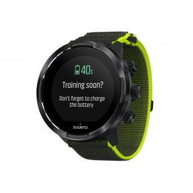 Montre SUUNTO 9 G1 BARO Noire Bracelet  Jaune PE 2020