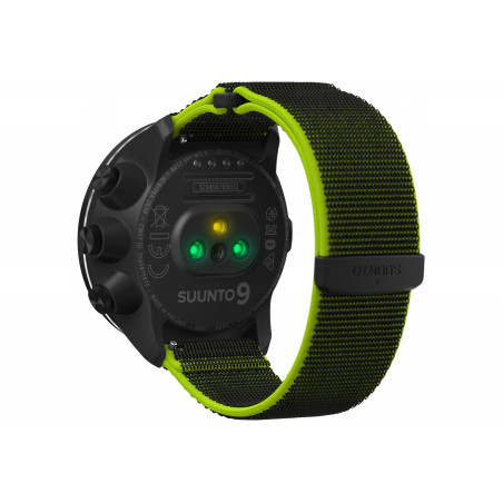 Montre SUUNTO 9 G1 BARO Noire Bracelet  Jaune PE 2020
