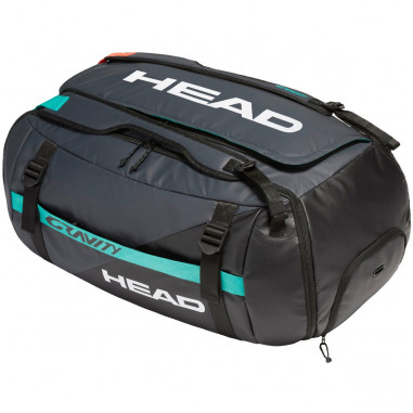 Sac de Tennis HEAD GRAVITY Duffle Bag Noir / Vert / Orange 2019