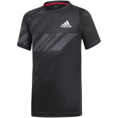 T-Shirt ADIDAS Garçon FLIFT Tee Junior Noir / Rouge AH 2020