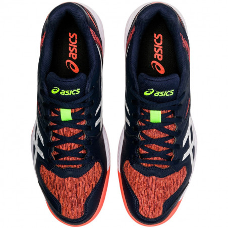Chaussures Padel ASICS Homme Gel-Padel Exclusive 5 SG Bleu / Corail AH 2020