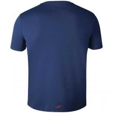 T-Shirt BABOLAT Garçon EXERCICE Big Tee Bleu 2020