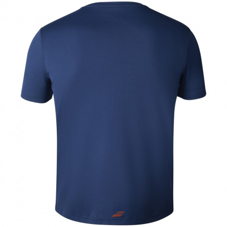 T-Shirt BABOLAT Garçon EXERCICE Big Tee Bleu 2020