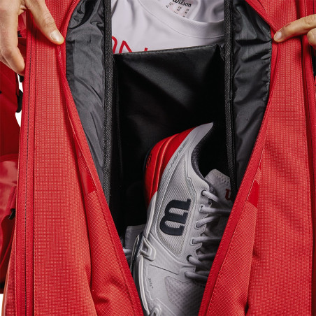 Thermo-Bag WILSON SUPER TOUR 3 Comp Rouge PE 2019
